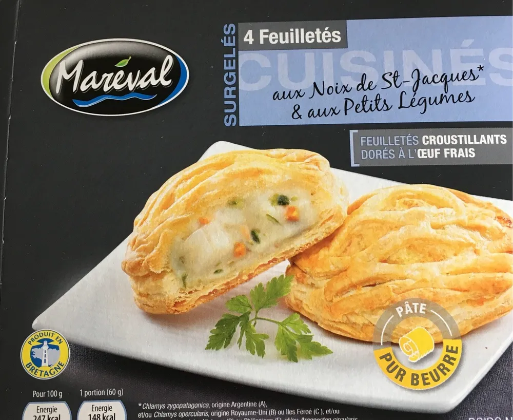 Feuilletés aux Noix de Saint-Jacques