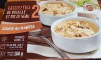 Cassolettes volaille et ris de veau