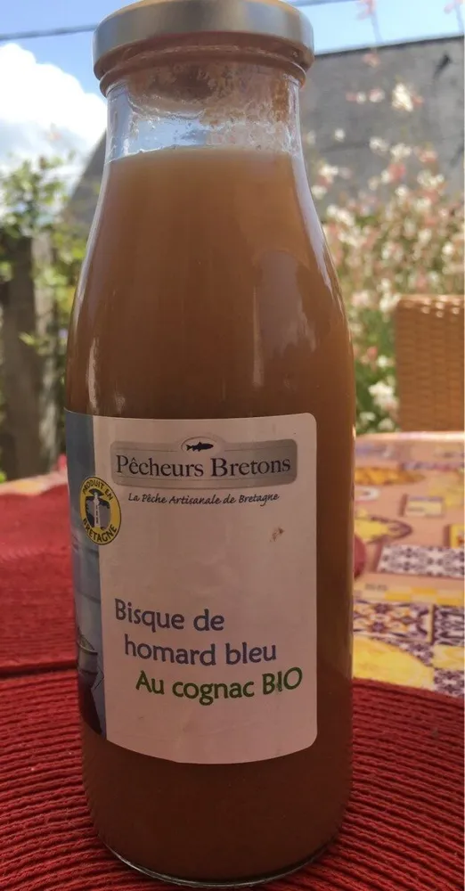 Bisque de homard bleu au cognac bio