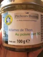 Rillettes de thon au poivre vert bio