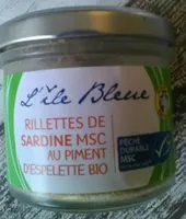 Rillettes de sardines MSC au piment d'Espelette bio