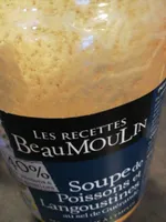 Soupe de poissons et langoustines