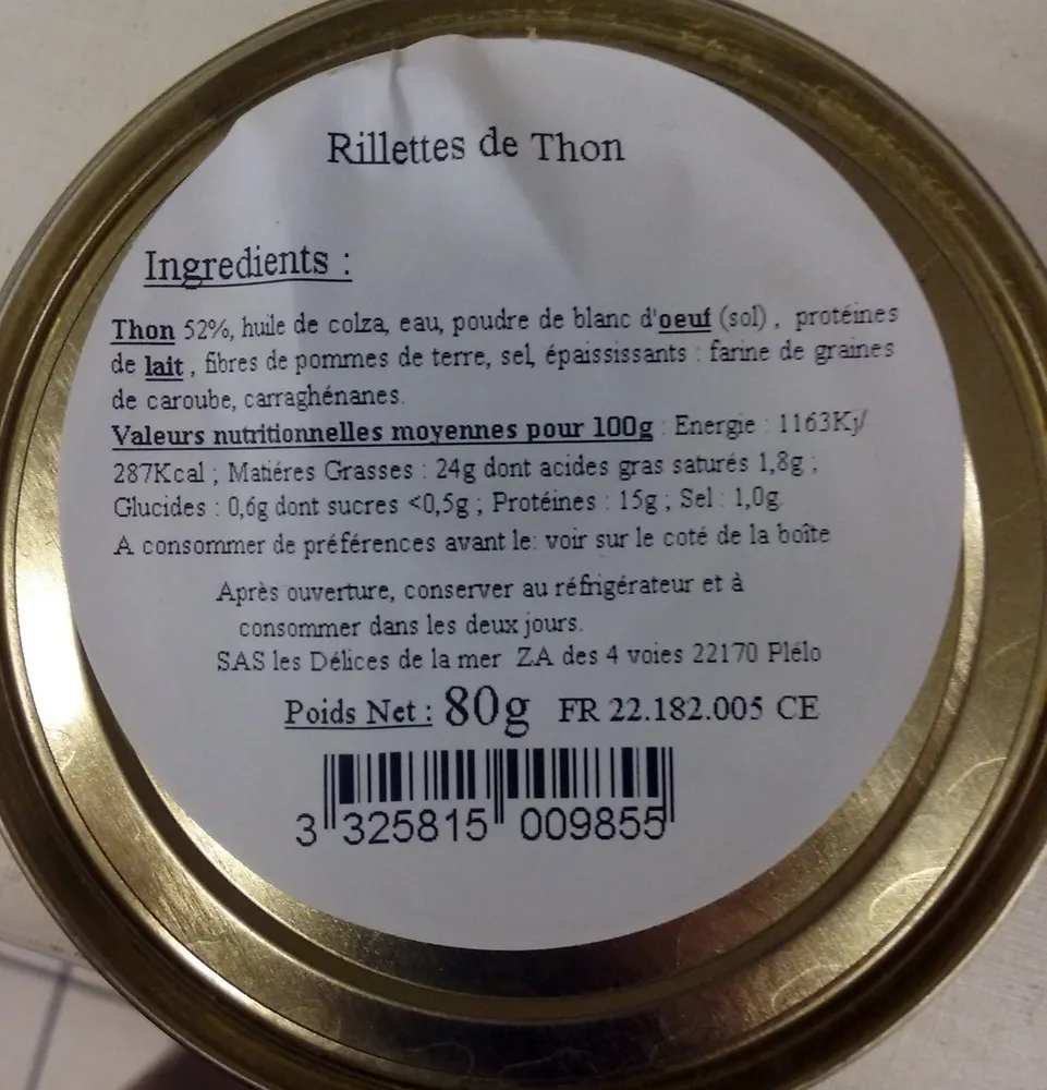Rillettes de Thon