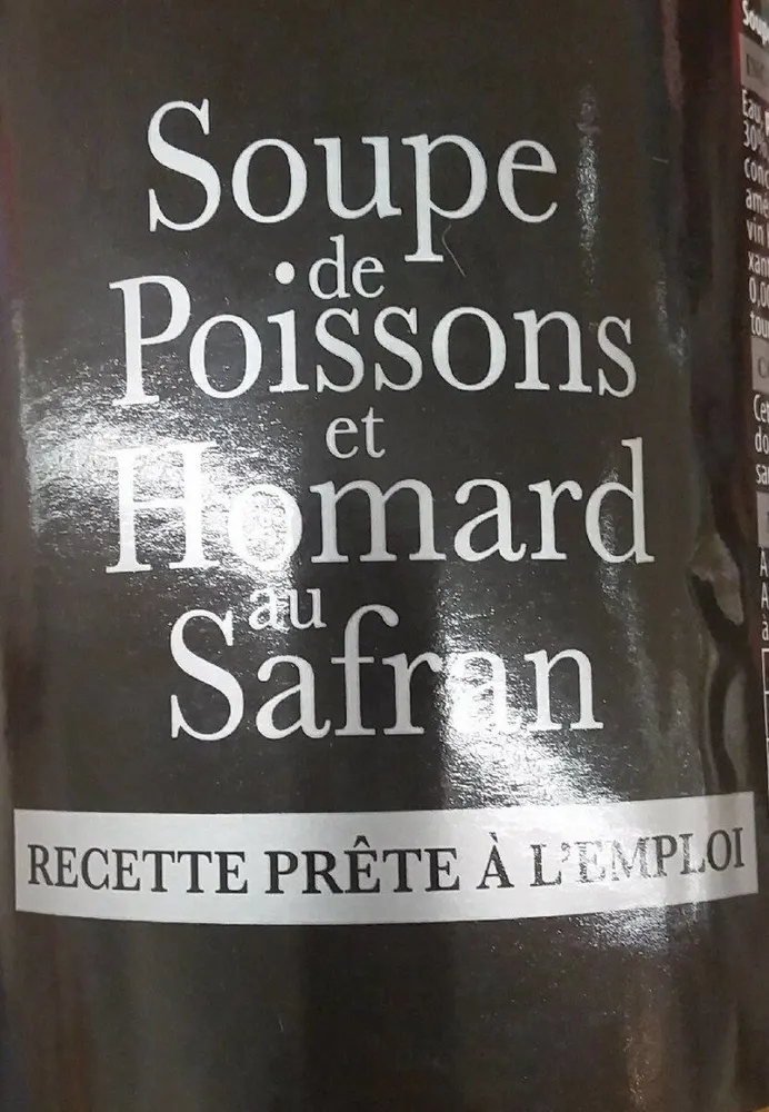 Soupe de poisson et homards au safran