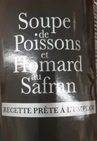 Soupe de poisson et homards au safran