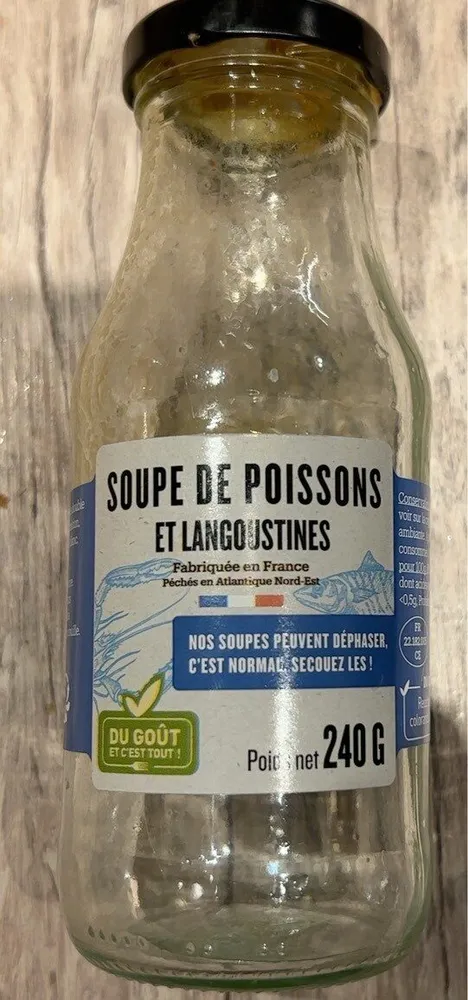 Soupe de poisson et langoustines