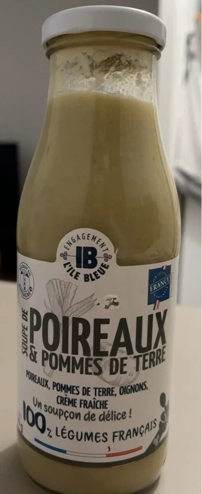 Soupe de poireaux et pommes de terre