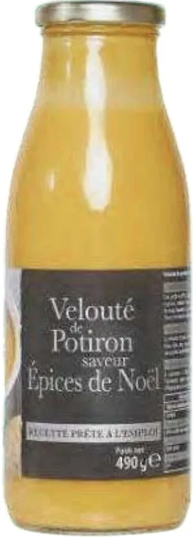 Velouté de potiron saveur Épices de Noël