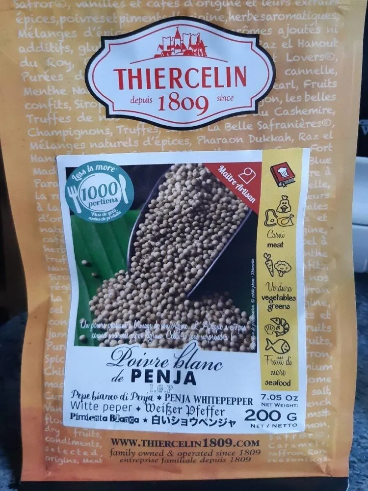 Poivre blanc de Penja en grain