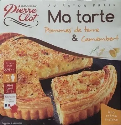 Ma tarte Pommes de terre et camembert