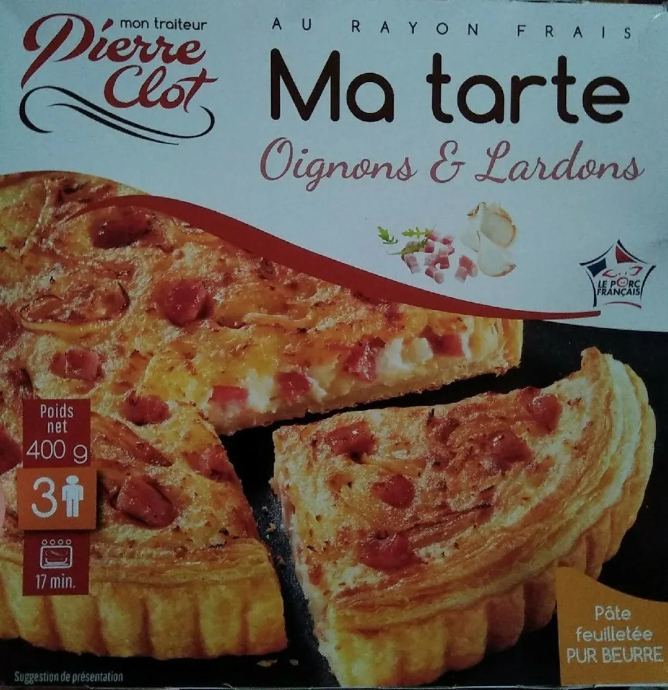 Tarte Oignons Lardons