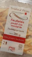 Feuilleté poulet moutarde