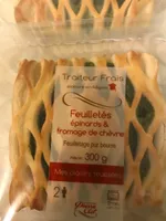 Feuilletés epinard & fromage de chèvre