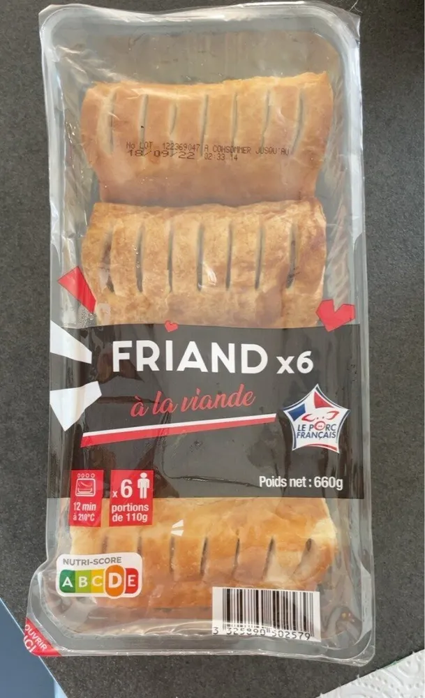 Friand à la viande