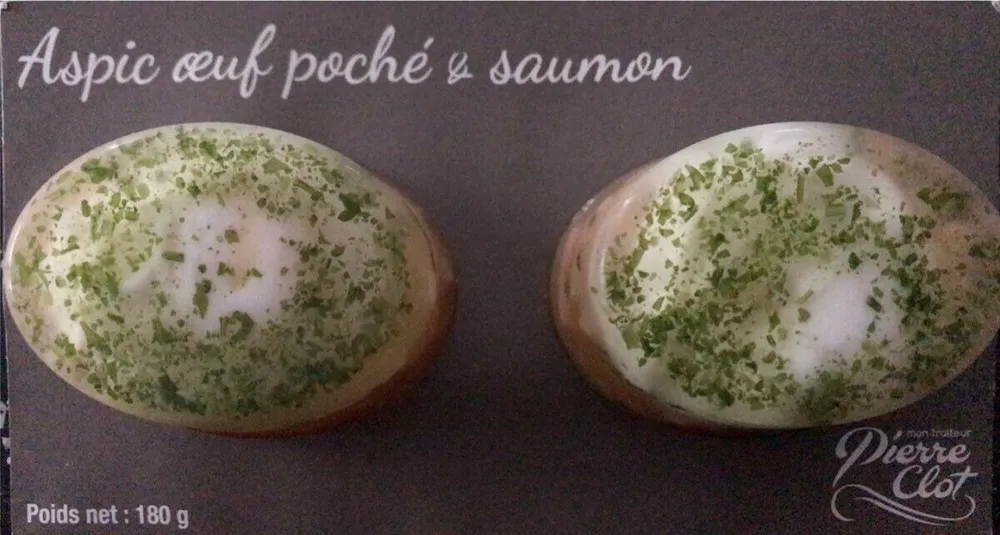 Aspic oeuf poché & saumon
