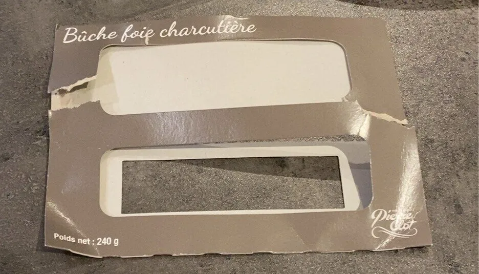 Buche foie charcutière