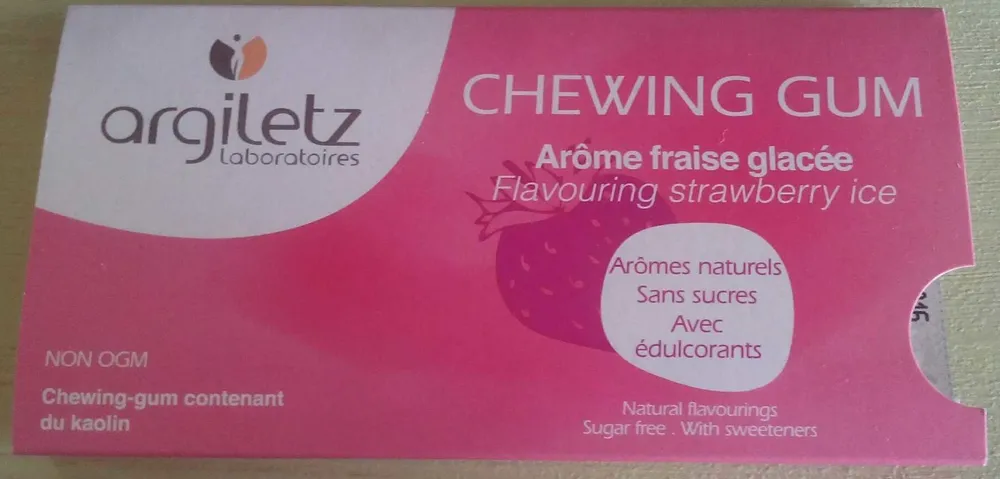 Chewing Gum Arôme fraise glacée