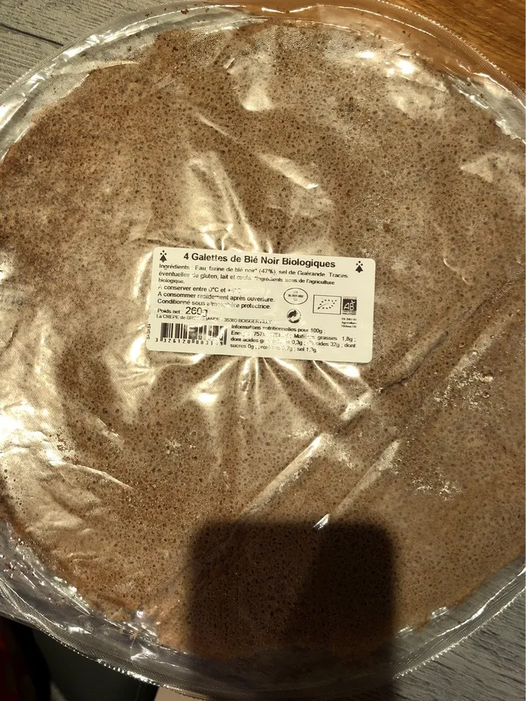 Galette ble noir bio