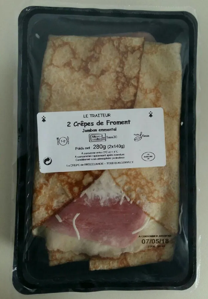 Crêpes de froment Jambon emmental