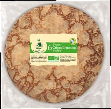 6 Petites Crêpes Bretonnes Nature Biologiques en sachet