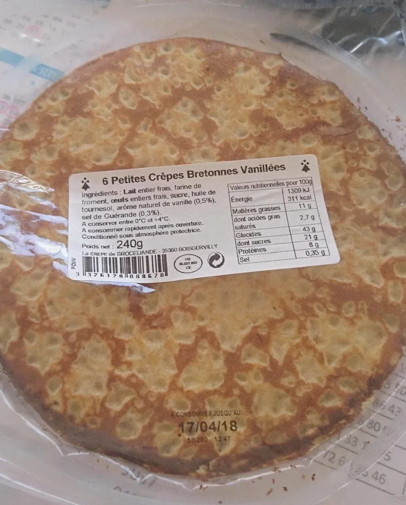 Petite crêpes bretonnes
