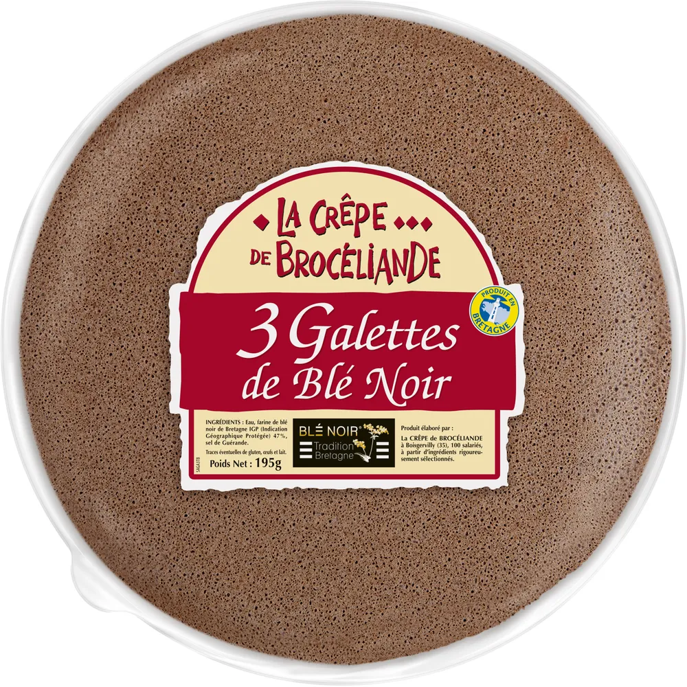 3 Galettes de Blé Noir Tradition Bretagne en sachet