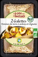 Galettes - pommes de terre lardons oignons