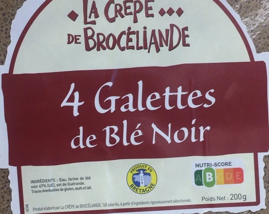 4 Galettes de ble noir