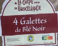 4 Galettes de ble noir