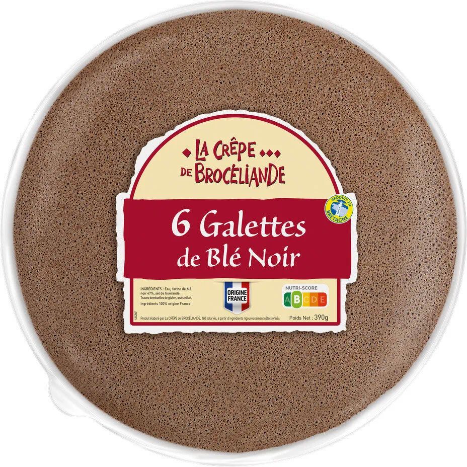 6 Galettes de blé noir