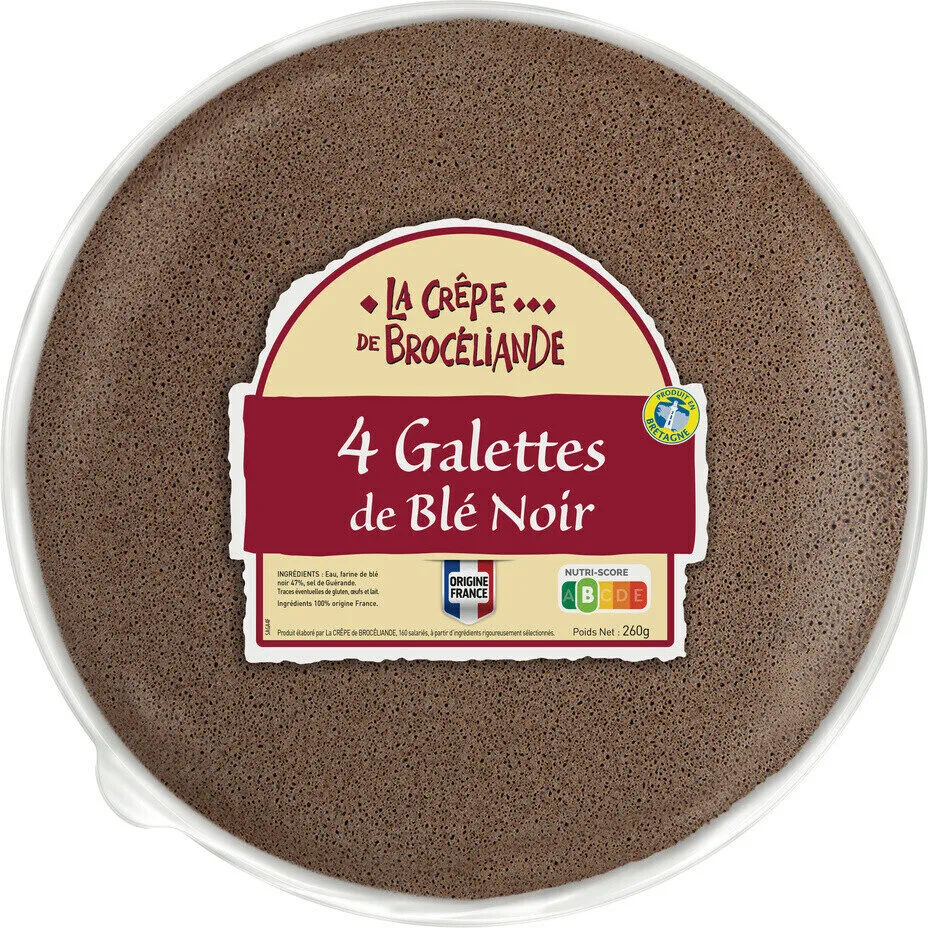 4 Galettes de blé noir