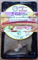 Galettes Campagnarde au jambon supérieur et à l'emmental