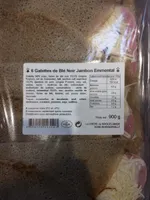 Galette de ble noir jambon emmental