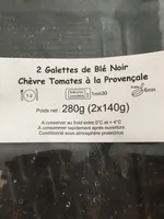 2 galettes chèvre