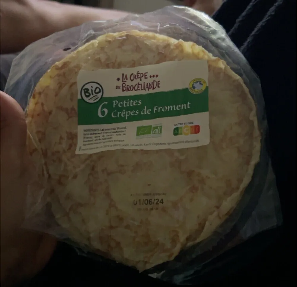 Petites crêpes de froment