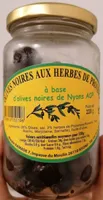 Olives noires aux herbes de Provence