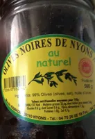 Olives noires de nyons AOP