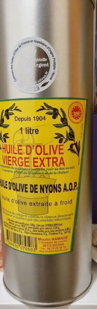 Huile d'olive vierges extra