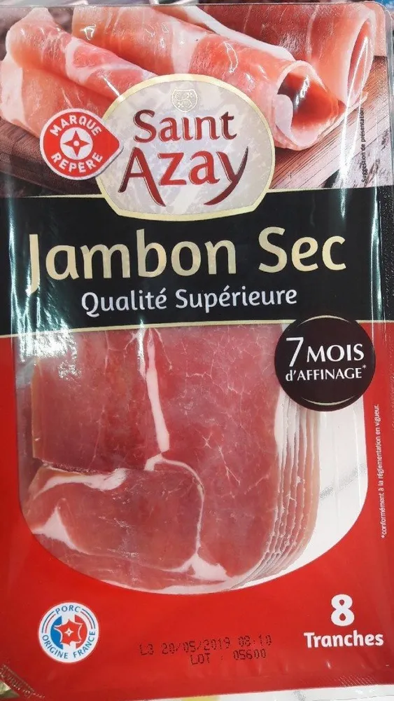 Jambon sec qualité supérieur