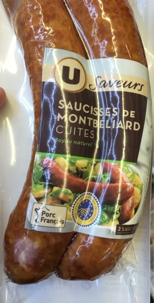 Saucisses de montbeliard