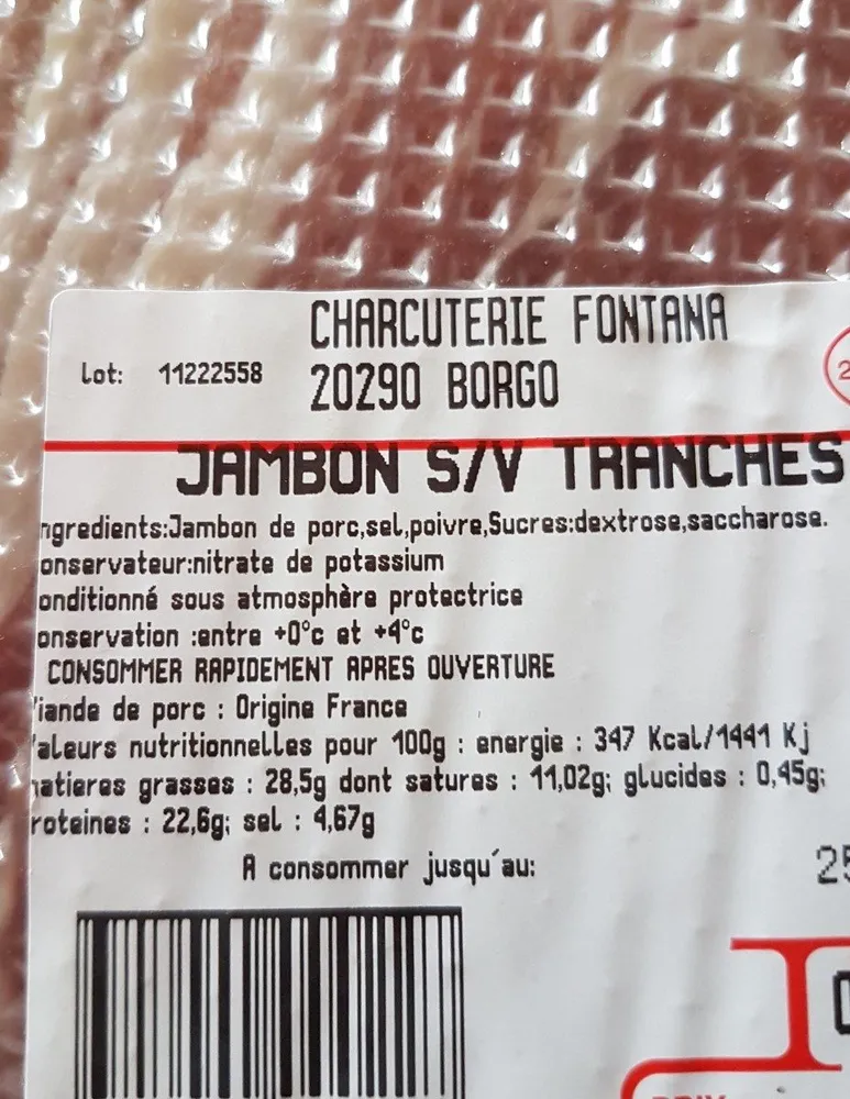 Mbon Charcuterie Fontana