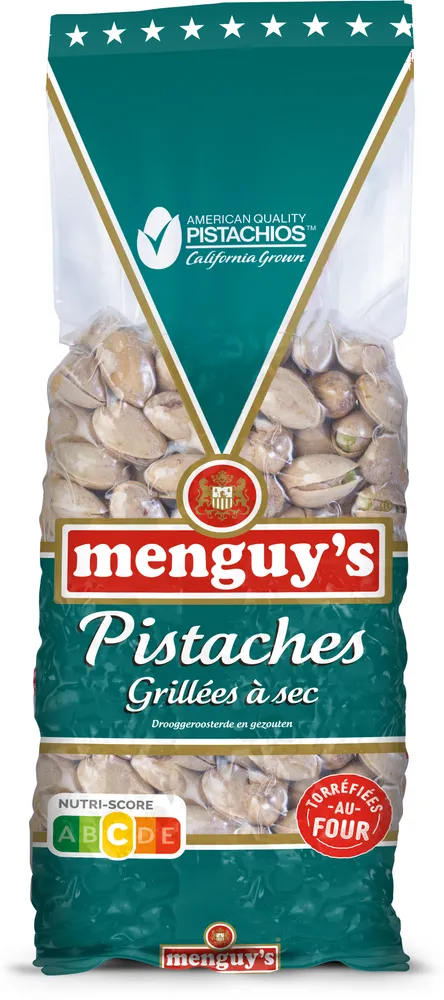 Pistaches grillées à sec