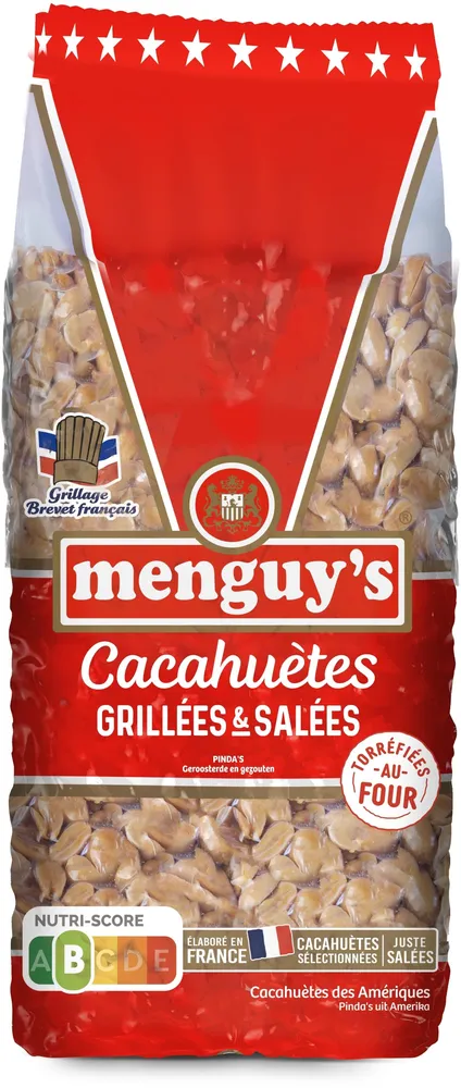 Menguy's cacahuetes grillees salees 650 g