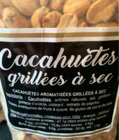 Cacahuetes grillées a sec