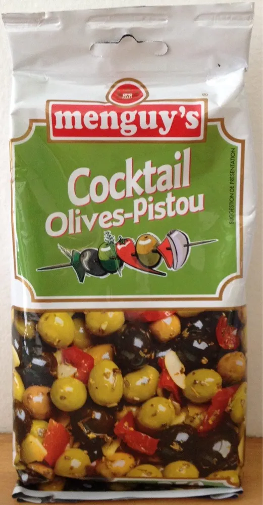 Menguy's Cocktail olives pistou le paquet de 250 g