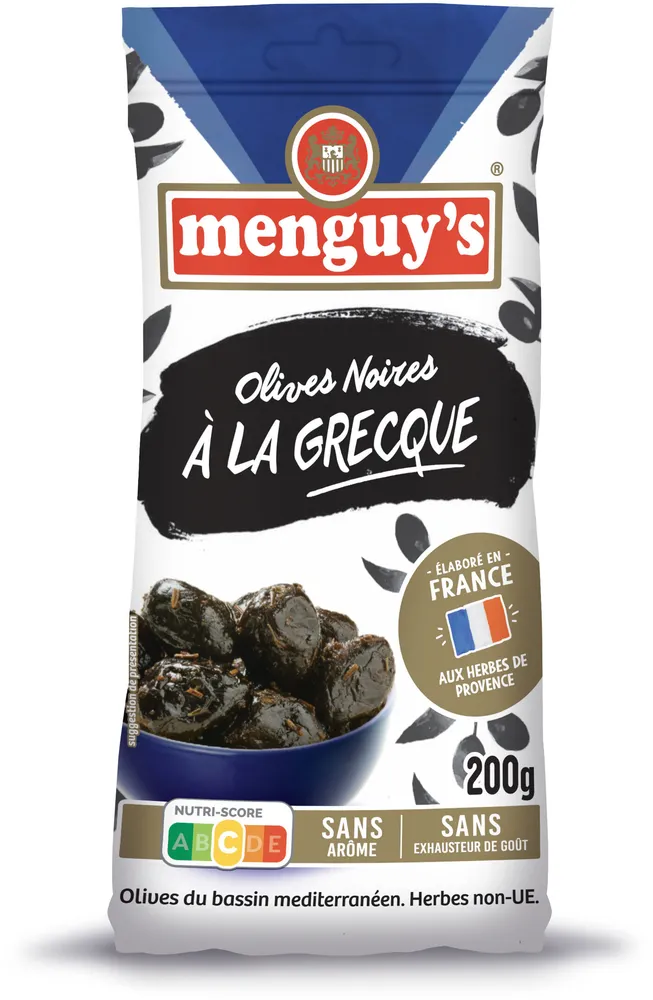 Olives noires à la Grecque