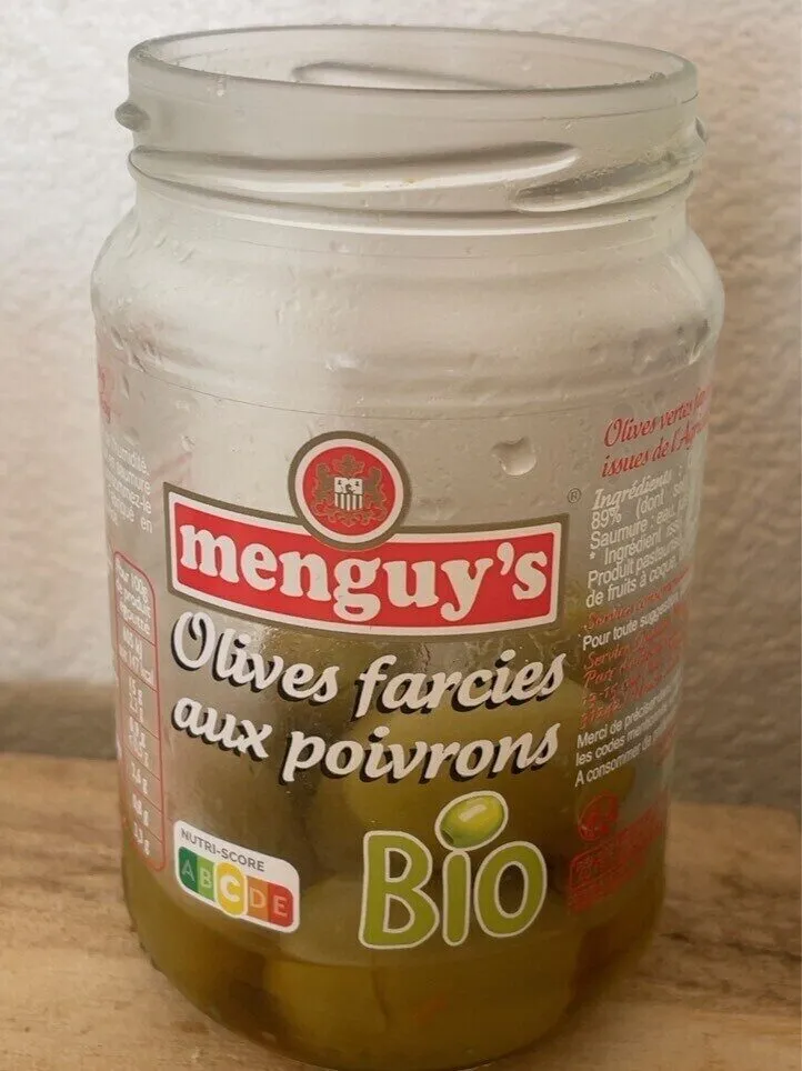 Olives farcies aux poivrons