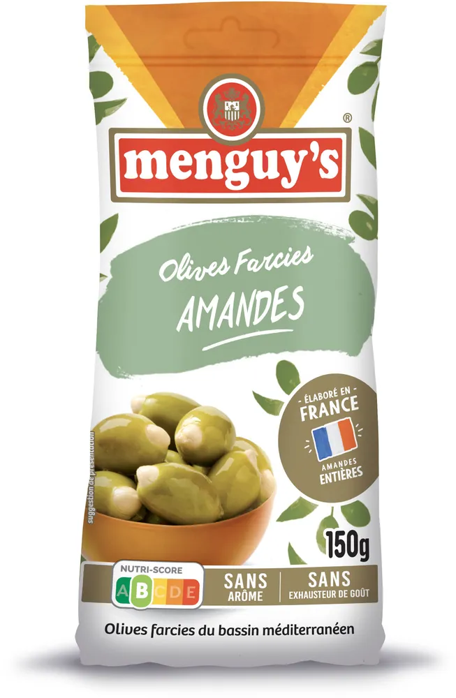 Olives farcies aux amandes entières 150 g