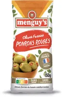 Olives farcies aux poivrons rouges 150g