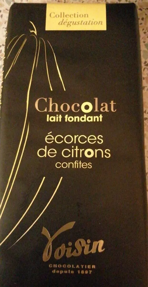 Chocolat lait fondant